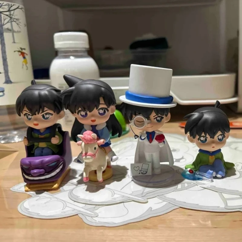 Hot Detective Conan Amusement Park Series Ii Blind Box Mori Ran Kudo Shinichi Haibara Ai Sera Masumi Anime Figure Model Toys