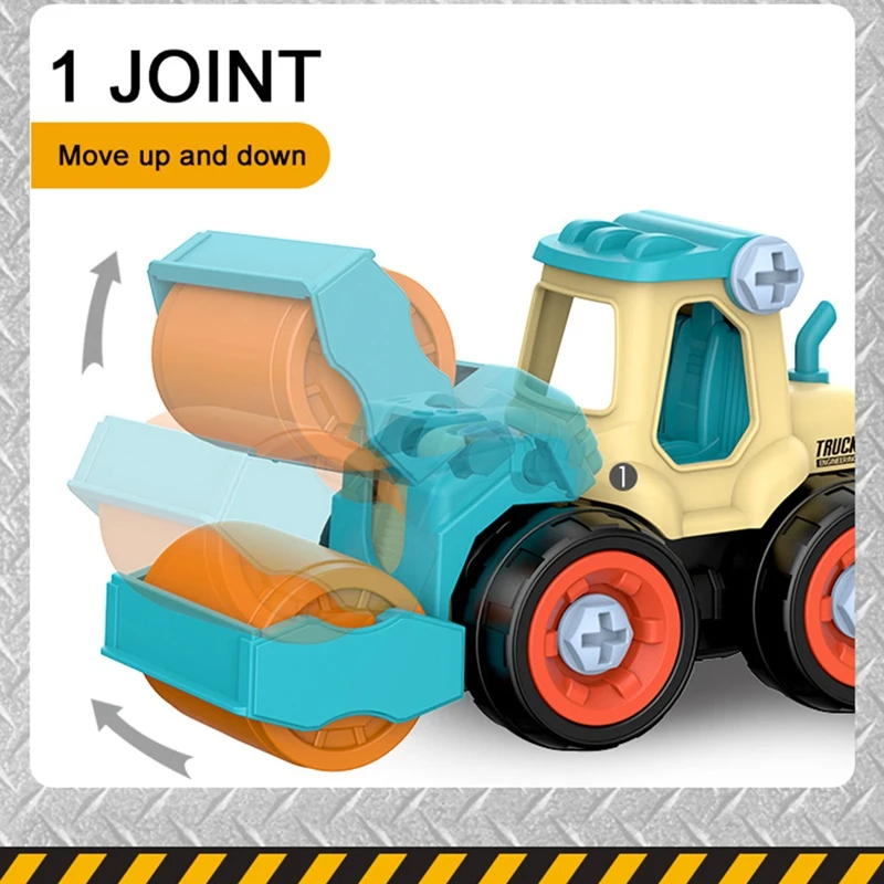 Nut Disassembly Loading Unloading Engineering Truck Excavator Bulldozer Kids Screw Boys Creative Tool Toys Car Model