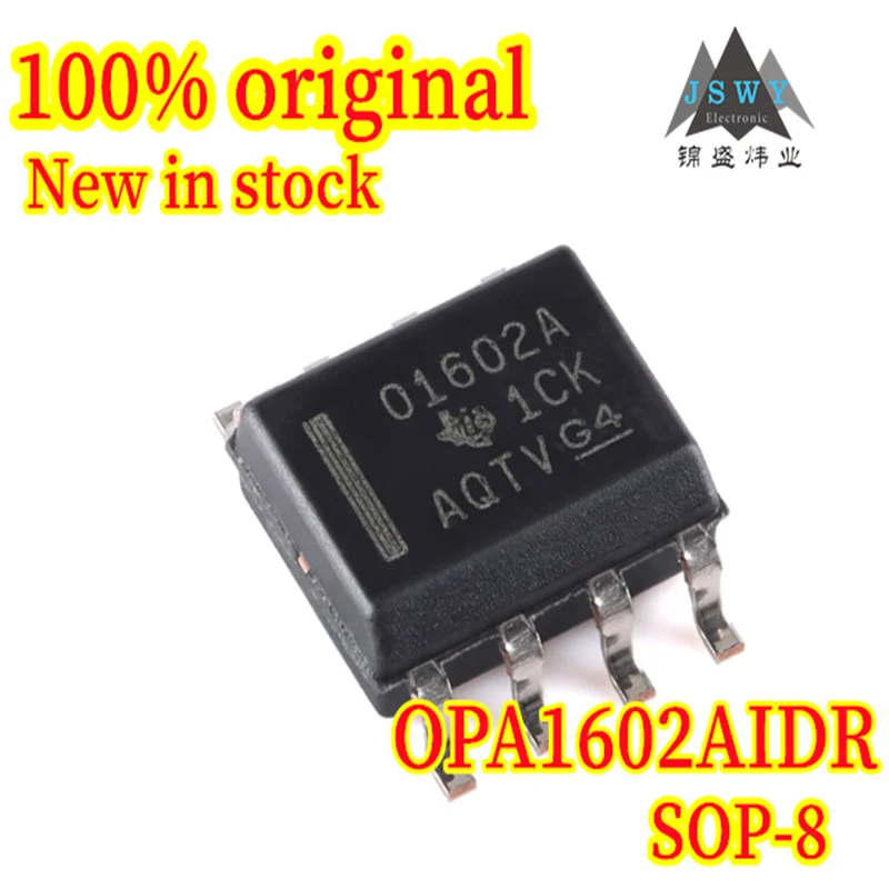 

(5/20PCS) OPA1602AIDR OPA1602A 01602A SOP-8 Audio Operational Amplifier Chip 100% Brand New Original In Stock Fast Shipping