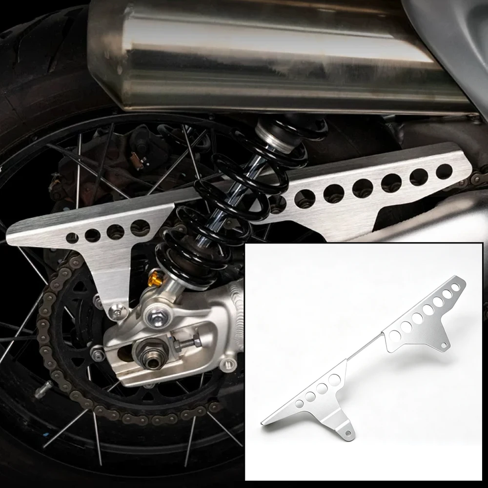 PER Scramble 1200XE 1200XC 1200X 2024 2025 Scrambler 1200 Xe/Xc/X Accessori Moto Copertura Protettiva In Alluminio Per Catena-image