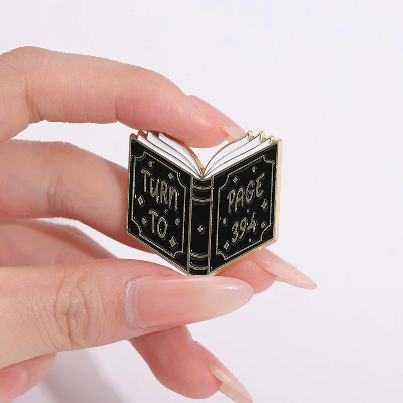 Romantic Magic Enamel Pin Magic book potion butterfly wings key beautiful brooch Bag Accessories Metal Badge Jewelry Wholesale
