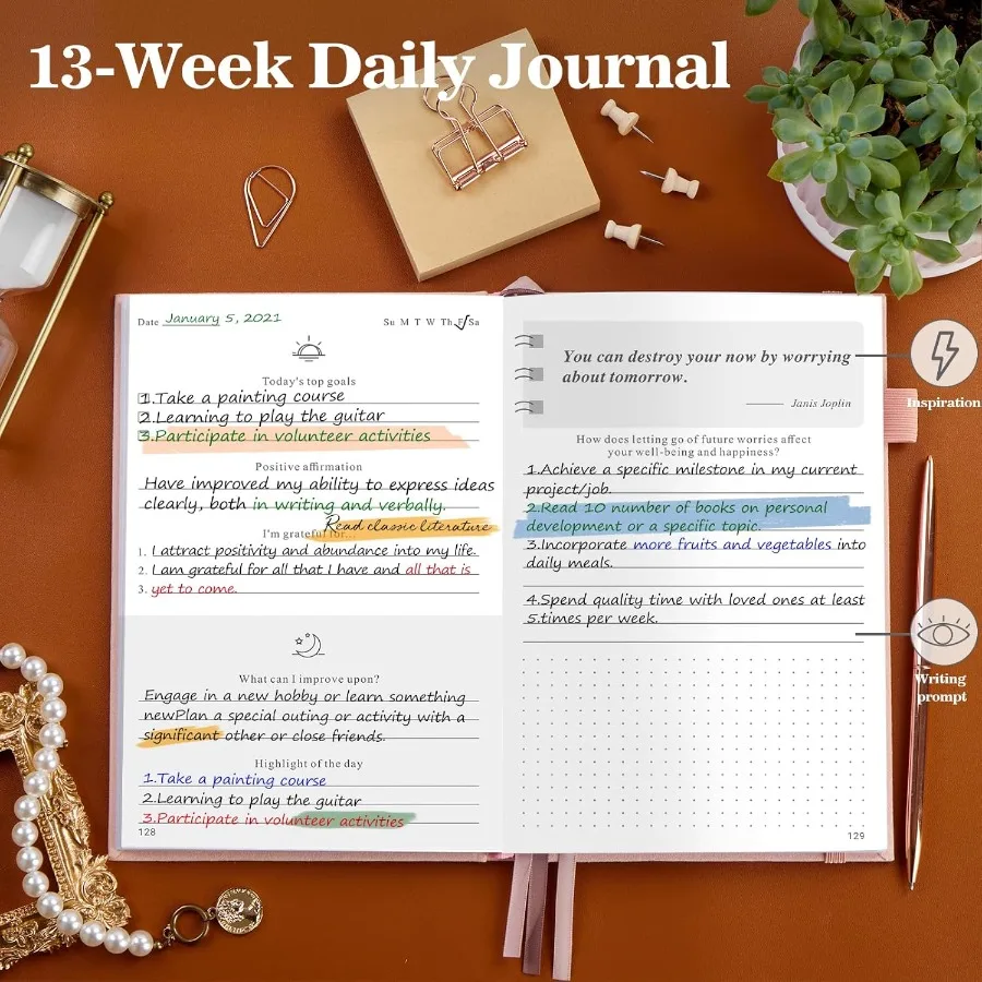 SelfCare Jourl with Prompts Daily Reflection Notebook Mental Health Jourl for More Positivity Anxiety and Guided Jourl for Wome