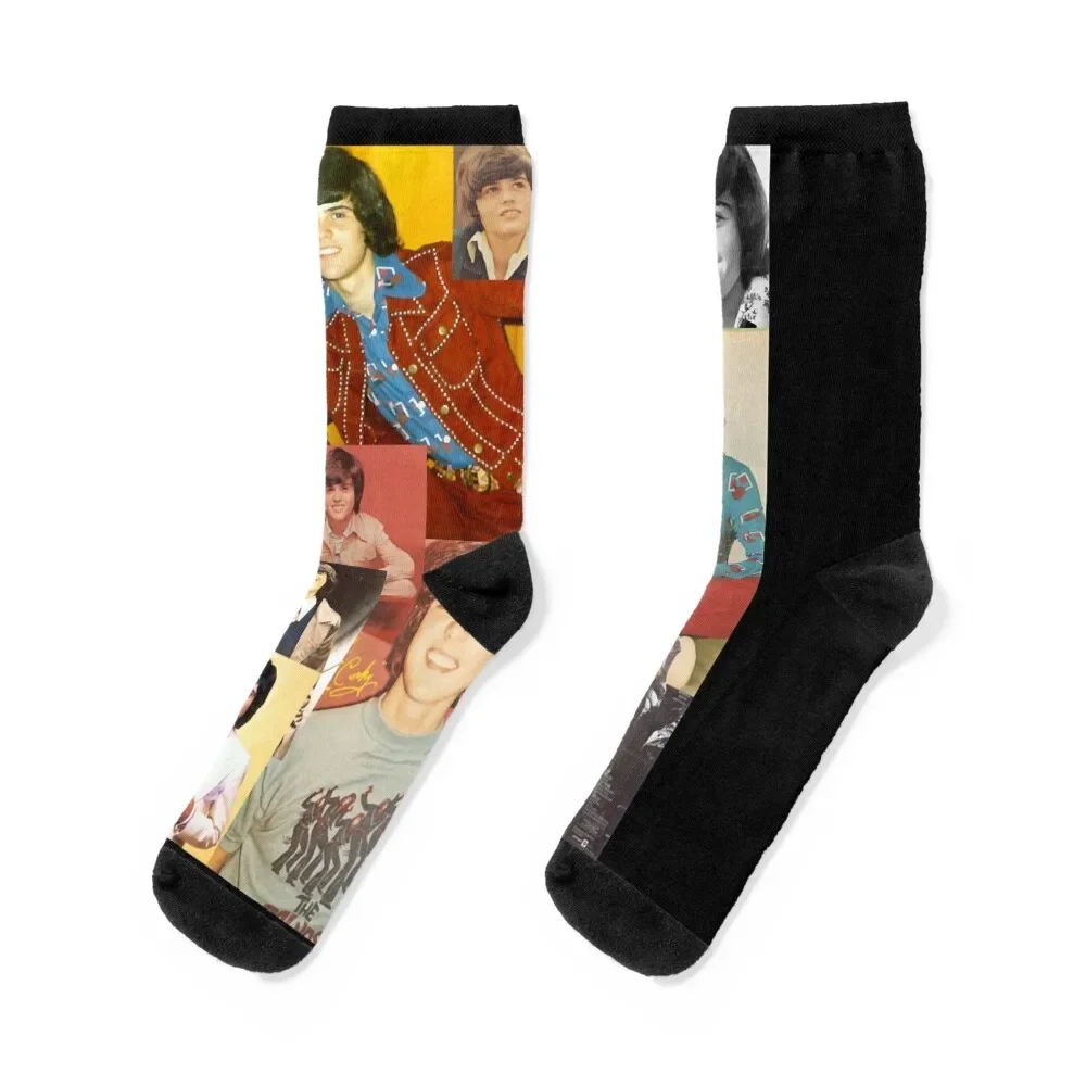 Calcetines antideslizantes para hombre y mujer, calcetín con diseño de Donny Osmond, Retro, Vintage