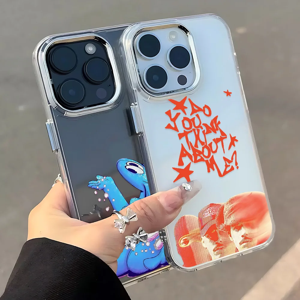 ATP Album Nsqk Handyhülle für iPhone 17 16e 16 15 14 13 12 11 Mini Pro Max X XR XSMAX 8 7 Air Plus Transparente Softcover