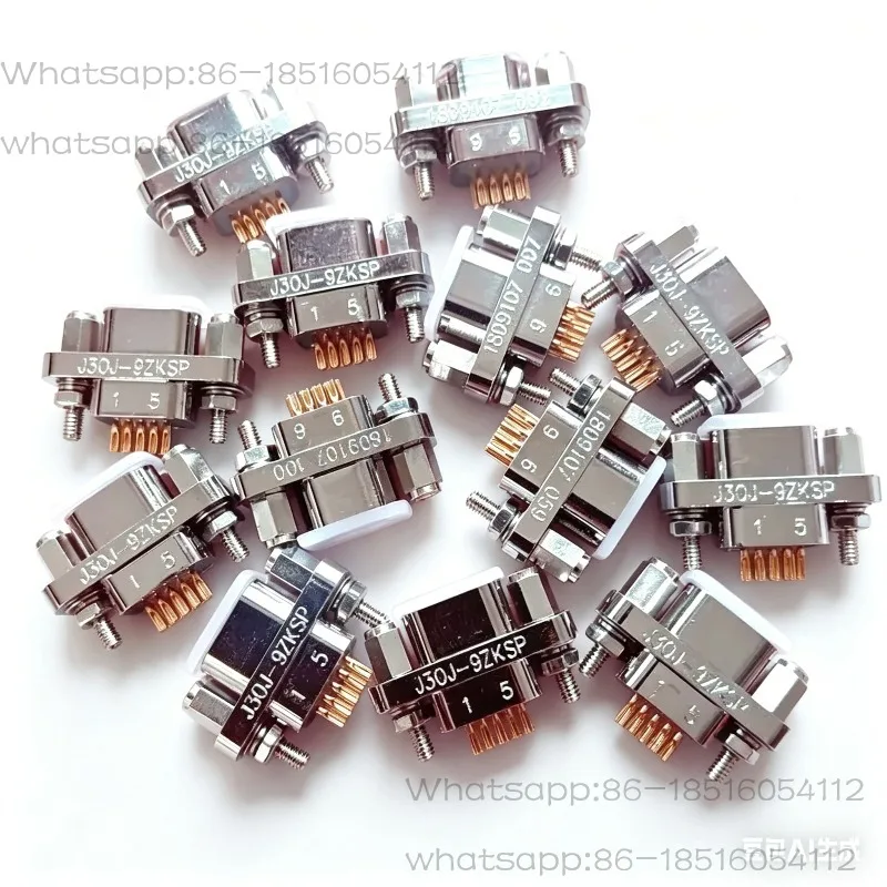 1Pcs J30J Welding Plug J30J-9TJSL Socket J30J-9ZKSP J30J-9ZKS 9 Core