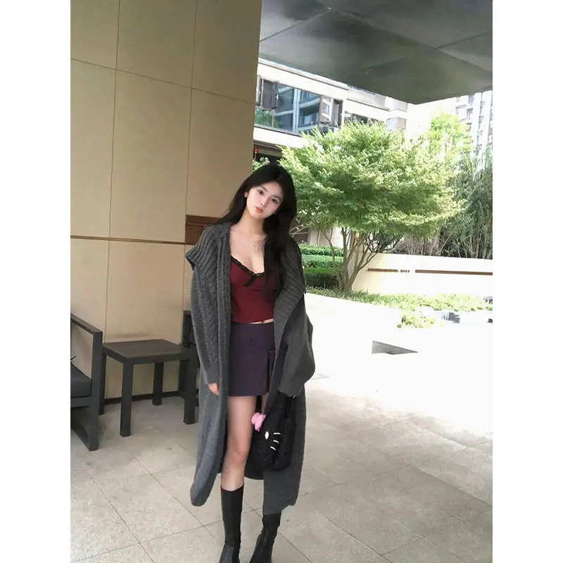 セーター ジャンパー カーディガン レディース フード ツイスト糸 ボヘミアン タッセル ルーズ アート フェスティバル スタイル カラフル 楽しい ファッション 快適