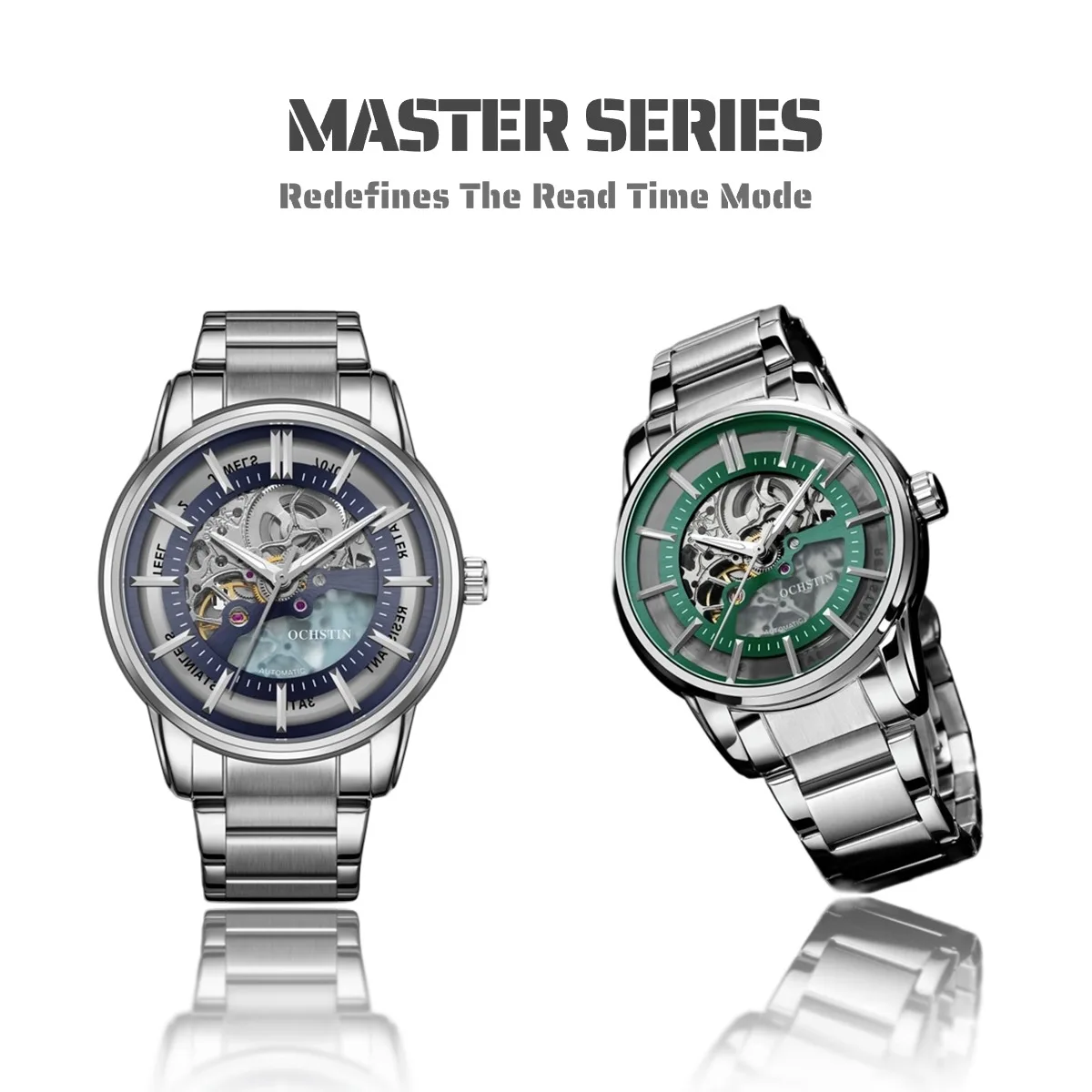 OCHSTIN Vader reloj mecánico automático para hombre, Tourbillon, resistente al agua