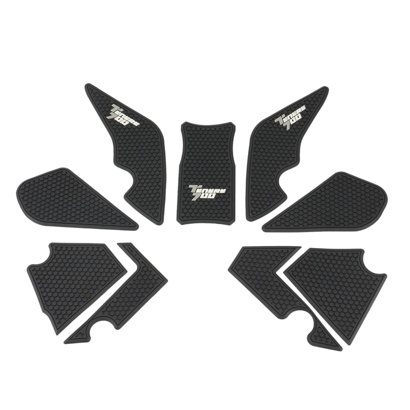 

For YAMAHA Tenere 700 T700 XTZ 690 T 700 Motorcycle Accessories Non-Slip Side Fuel Tank Stickers Waterproof Pad Stickers