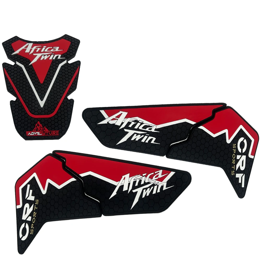 

For Honda CRF1100 CRF 1100 L Africa Twin 2019-2024 Motorcycle 3D anti slip rubber fuel tank sticker New fuel tank protection pad