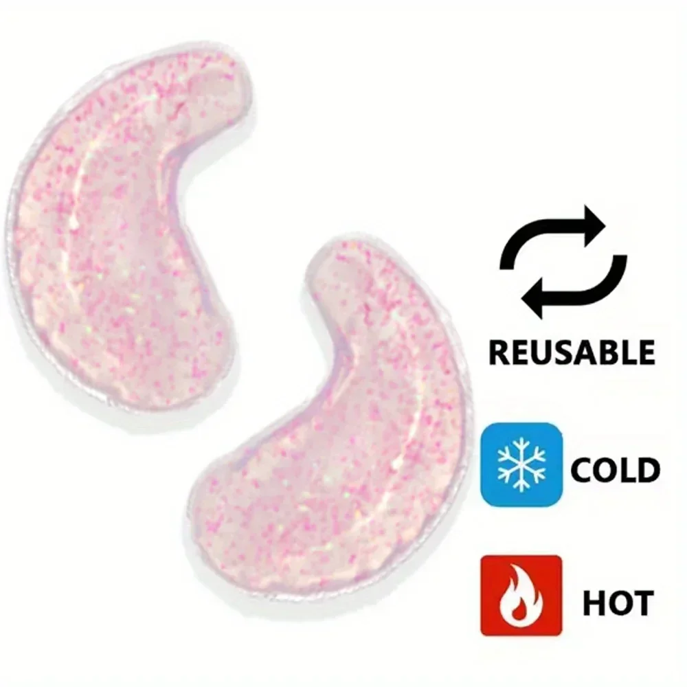 Gel Ice Pack Reusable Cooling Eye Pads and Under Patches Eye Hot Cold Compress for Eye Relax Skin Care Tools Ice Pack Eye Mask