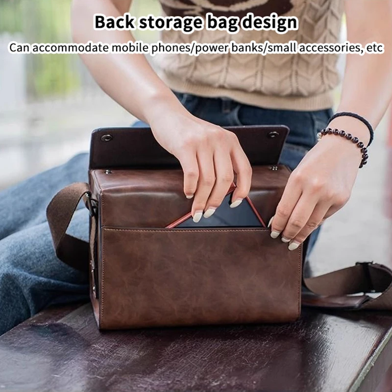 레트로 DSLR 가방 크로스 바디 숄더 카메라 가방 Fuji XT5 XS20 XM5 XT50 Sony A7C2 Canon R50 용 휴대용 여행 야외 촬영 가방