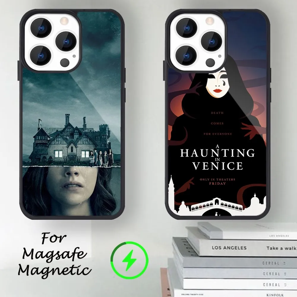 Movie A Haunting in Venice Phone Case For iPhone 14 13 12 11 15 Pro Max Magsafe Magnetic