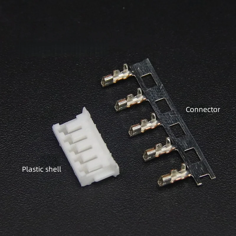 100PCS 1.5mm Pitch ZH Connector Plug Press Terminal ZH-T Spring Wire Press Cold Head Connector for Electronic Components Market