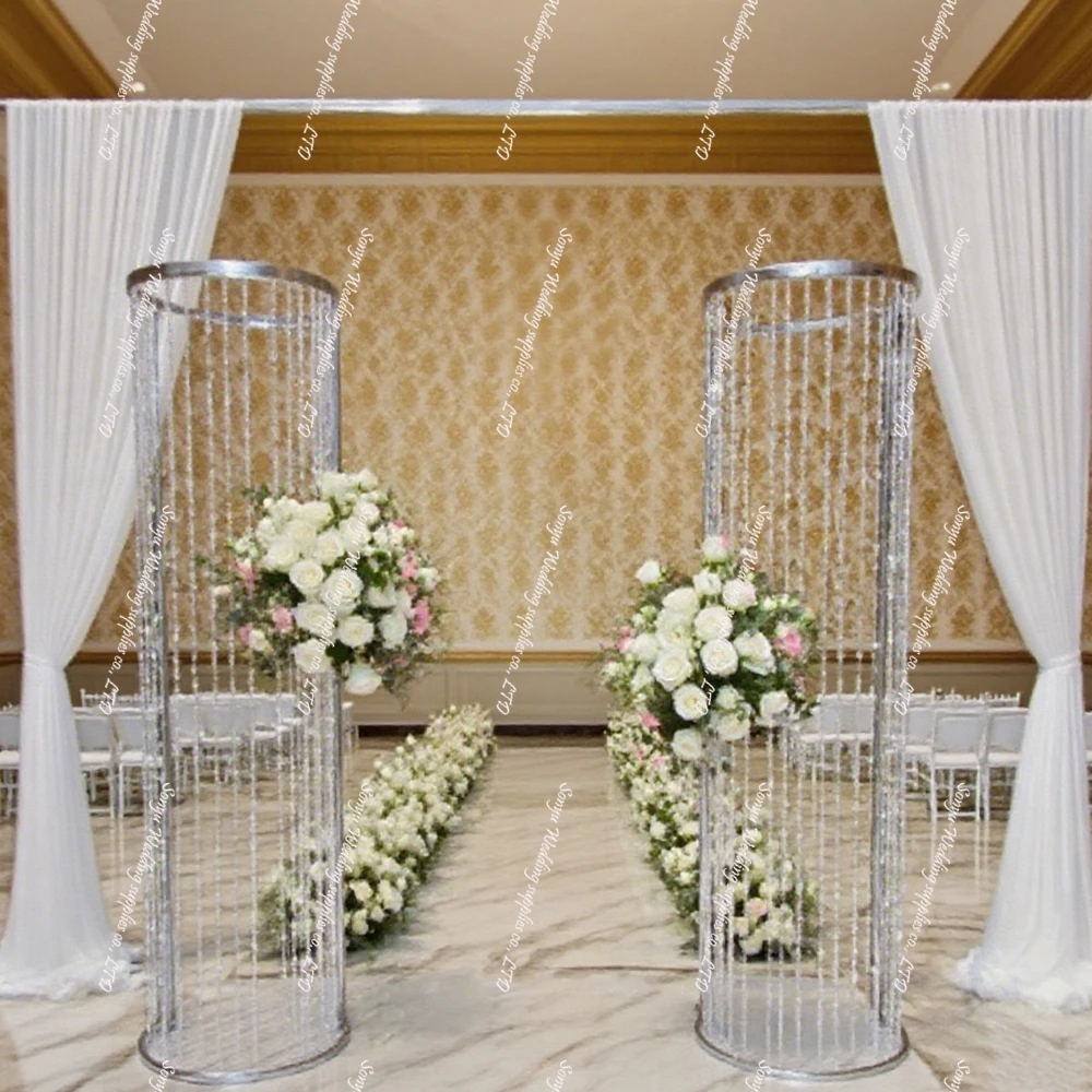 

3-6 шт. f33 Свадебная сцена, помолвка, вечеринка, T, сцена, золото, белый, черный, серебристый, напольная подставка для цветочной композиции, свадебный проход, дорожка