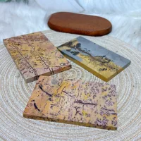 High Quality Natural Crystal Painting Stone Slab Polished Slice Mineral Healing Ore Ornament Home Decorations Room Decor Gift 4