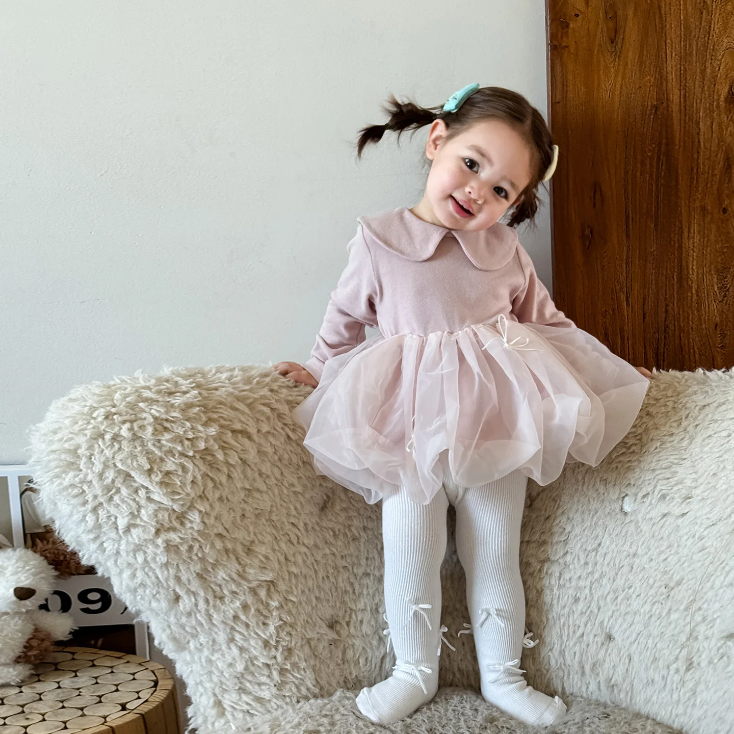 

Children's Clothing Girls' Dress Autumn Clothes Children's Small Foreign Princess Dress One-year-old Female Treasure Dress