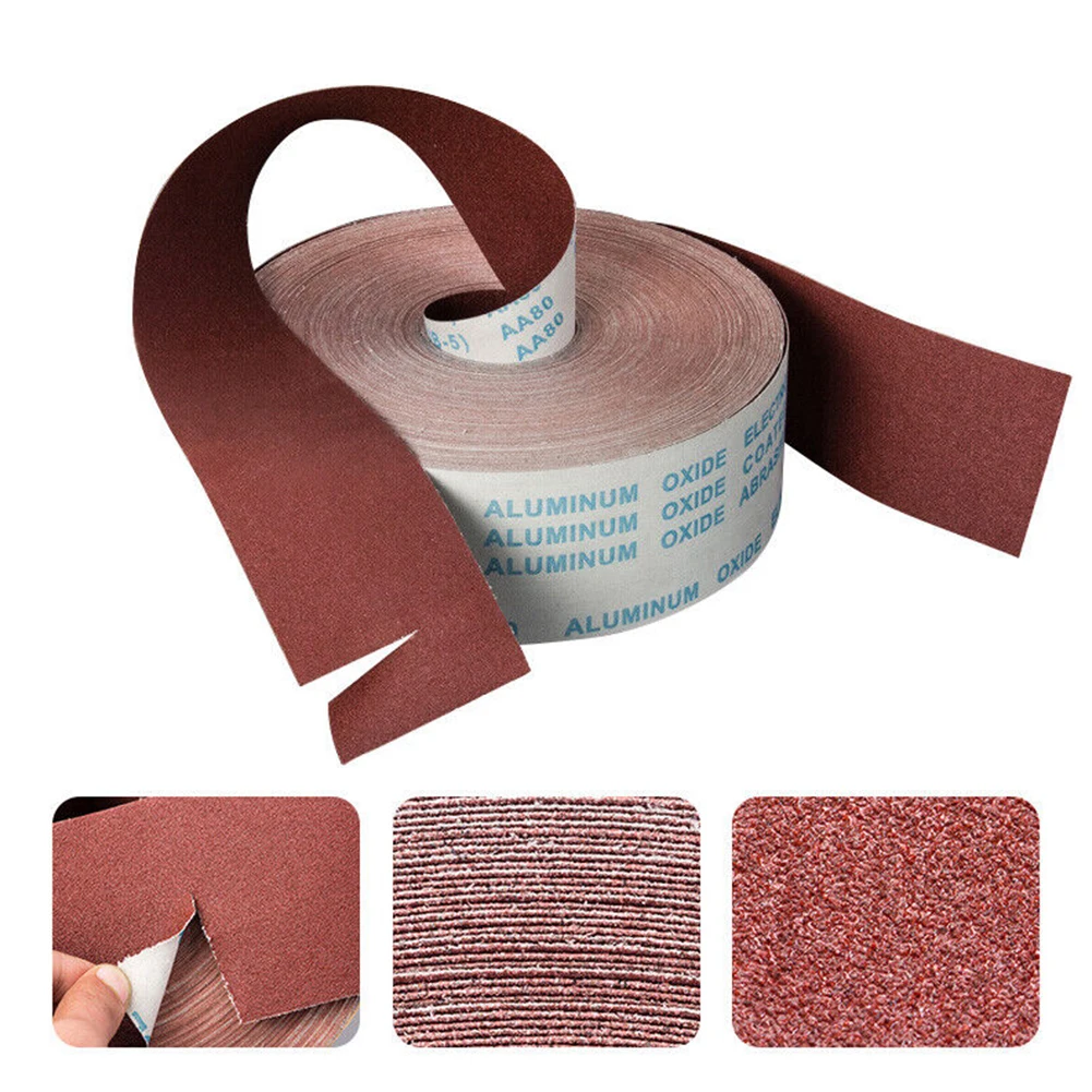 Sandpaper Roll Emery Cloth Sanding Abrasive Sheets 60 80 120 180 240 600 800Grit Sand Paper Sanding Abrasive Tool In Stock