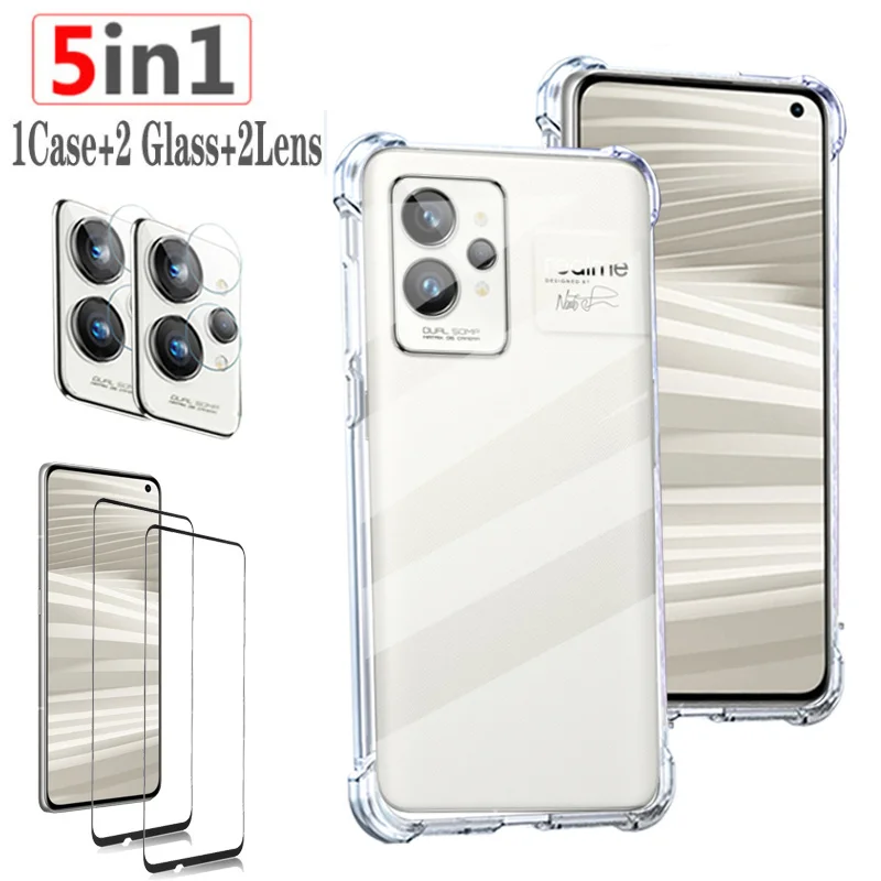 cover for realme gt 2 pro tempered glass gt2 pro case realme gt2 master explorer edition cover clear screen protector realme gt2 shock proof case for realmi gt2 pro case realme gt2 pro capa