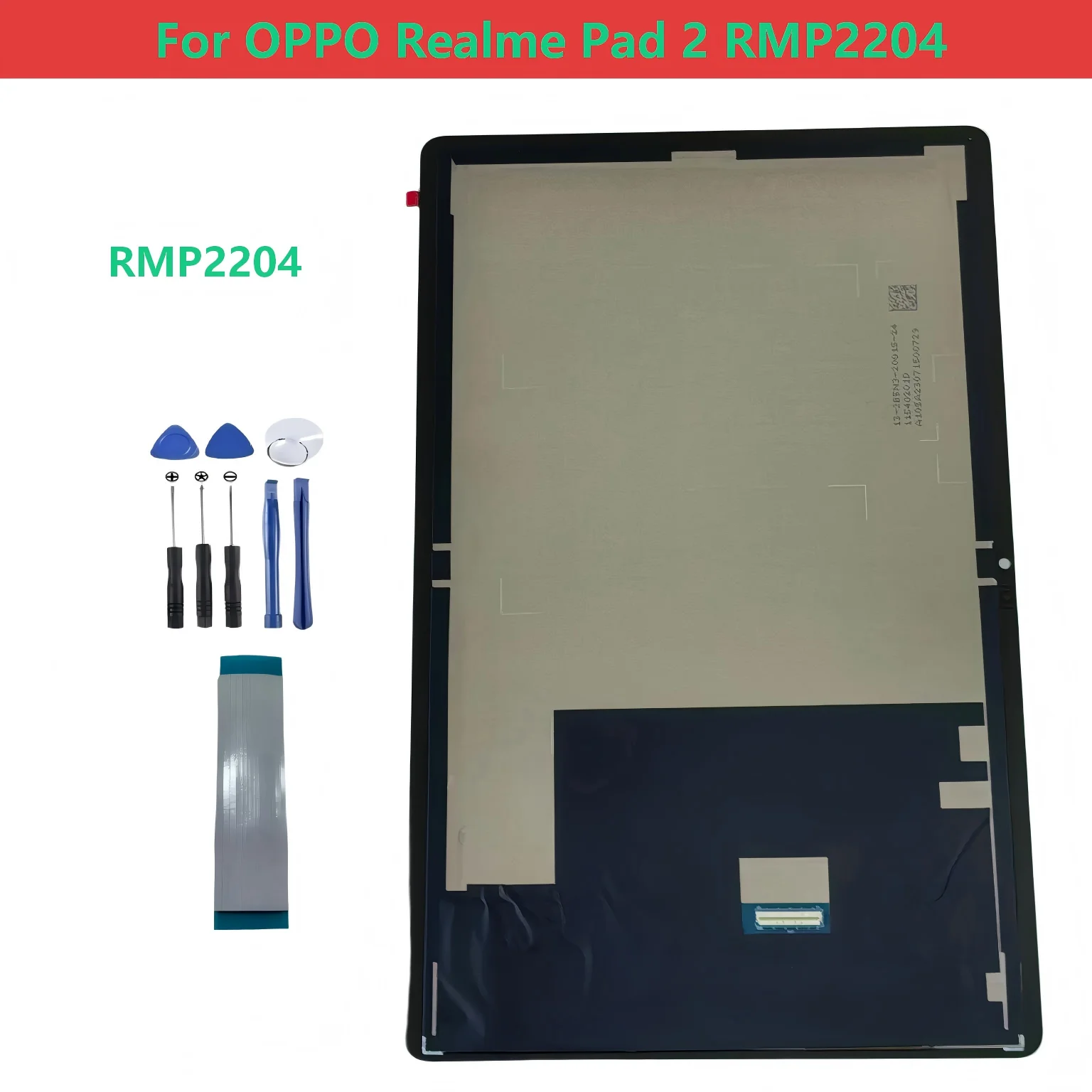oppo-realme-pad-2-rmp2204用aaa-lcdディスプレイタッチスクリーンデジタイザーガラスアセンブリ