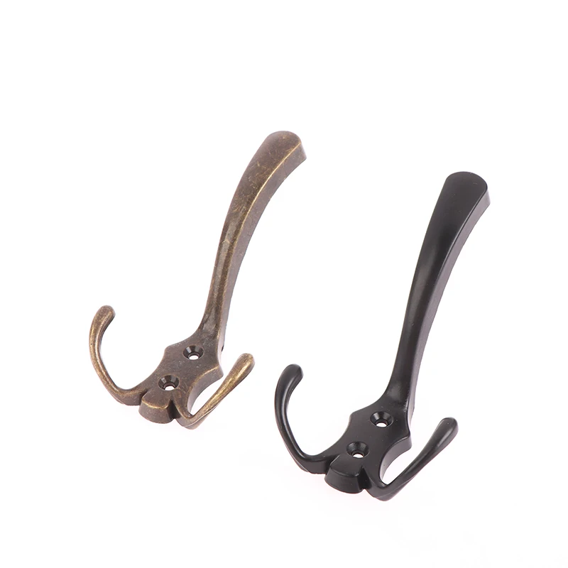 For Bedroom Clothes Entryway Furniture Zinc Alloy Coat Hook 3 Hooks Coat Hook Wall Mounted Robe Clothes Rack Hat Wall Hanger