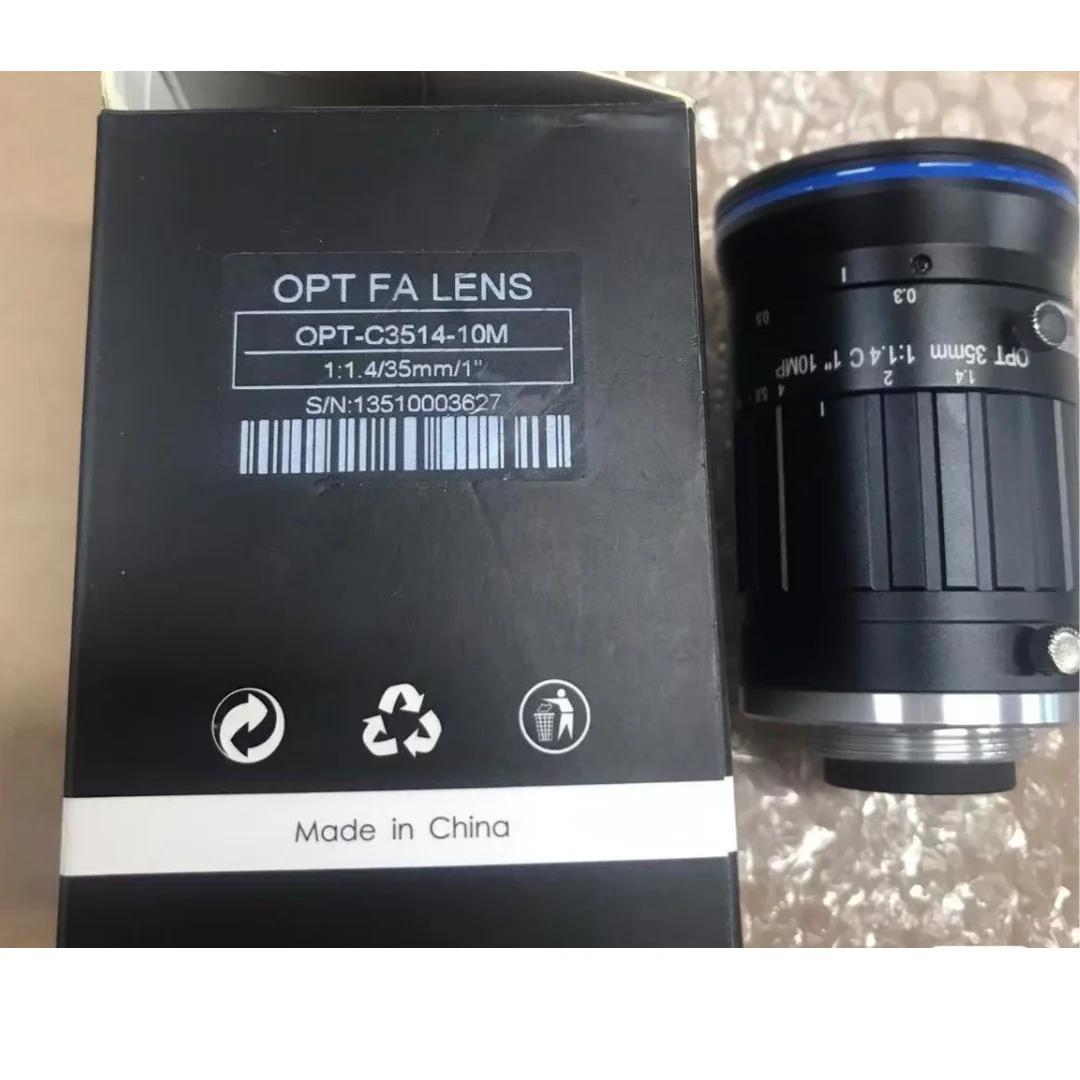 New OPT-C3514-10M 35mm Industrial Lens in stock for quick delivery