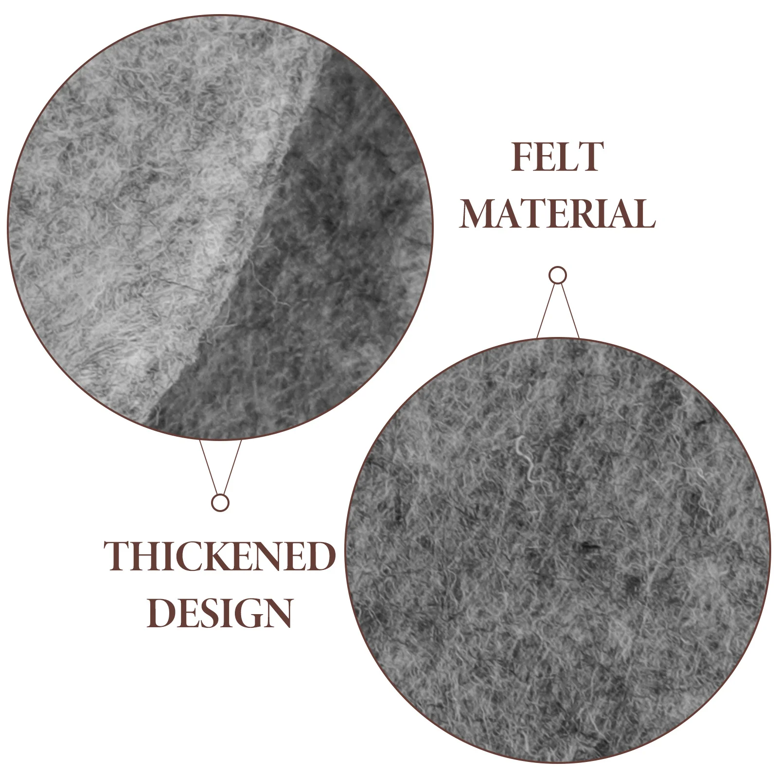 Felt Table Mat Calligraphy Drawing Pad Ink Water Absorbent Scratch Proof Portable Lightweight Writing Accessory