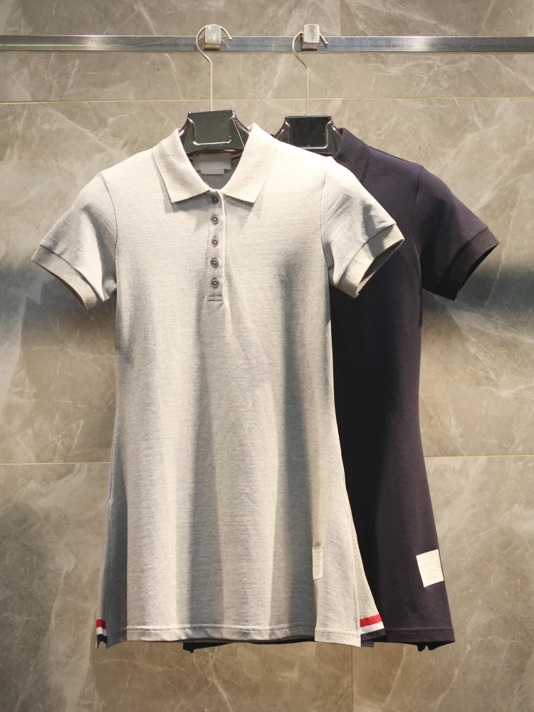 

Ele Tennis Dr Women's Casual College Sle Summer New Arrival Slimming A-Line Cotton ort Sve Dr
