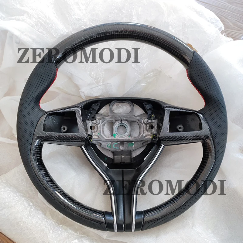 

Carbon Fiber Car Steering Wheel Customized For Maserati Quattroporte Ghibli Levante 2021 2022