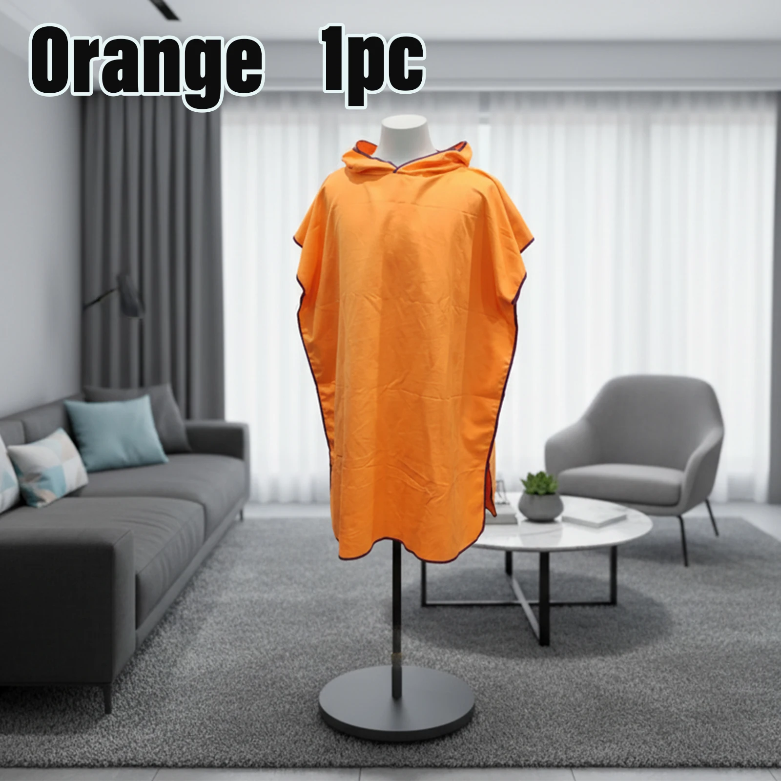 80x100cm Adult Hooded Beach Po - Bathrobe ulasan dan harga