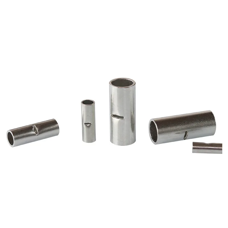 BN1.25 BN2 BN5.5 TL Non-insulated Butt Connetor Cold pressed terminals/ Wire Cable Connector