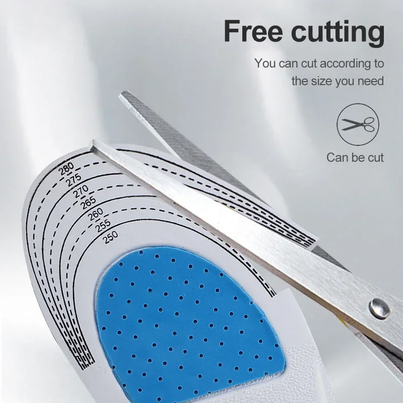 Sports Shoes InsolesMen Women Arch Support Tennis Insole for Feet Shock Absorbing Running Baskets Sneakers Shoe Sole