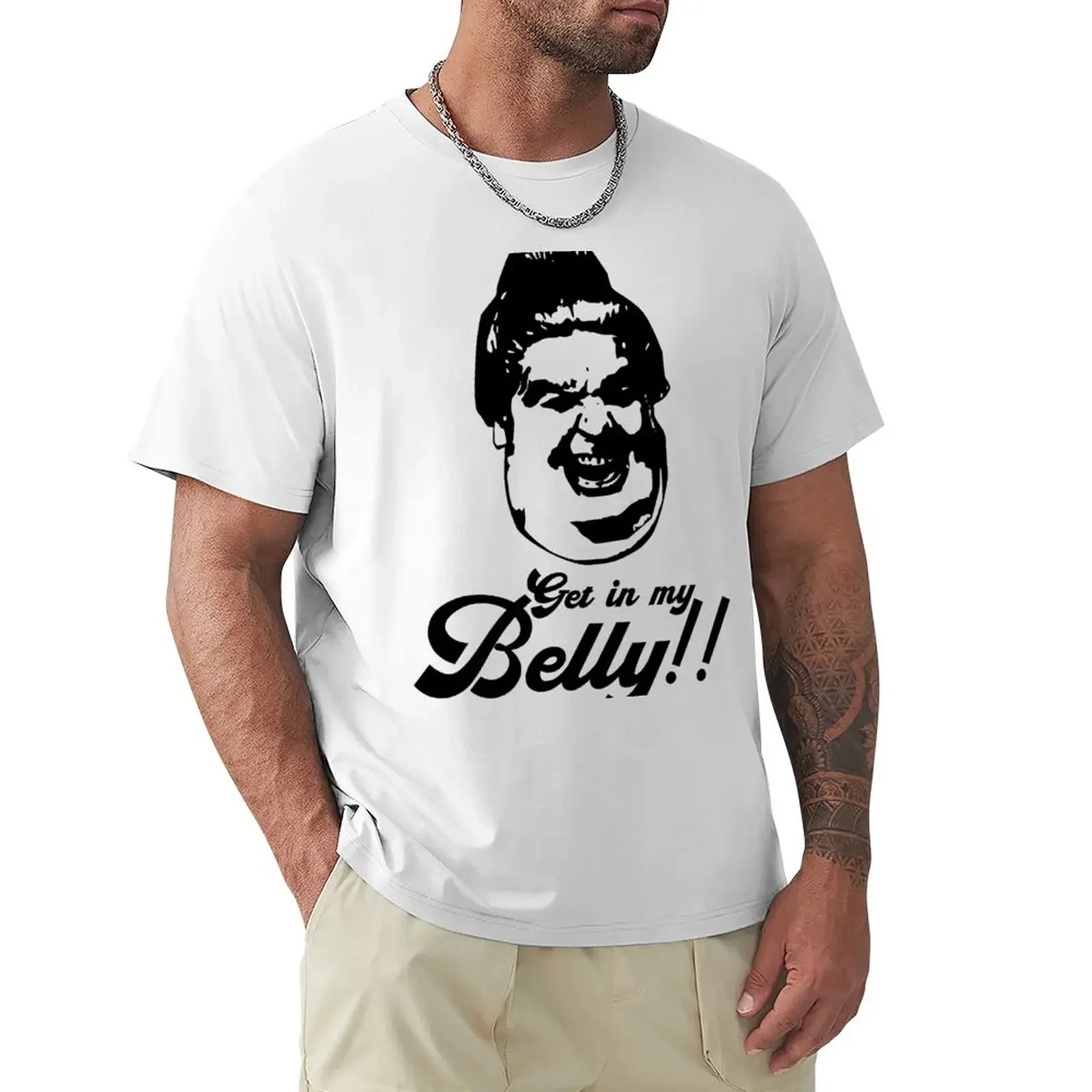 

Fat Bastard Get In My Belly - Austin Powers - Mike Myers - Comedy T-Shirt Blouse baggy shirts tees mens fashion