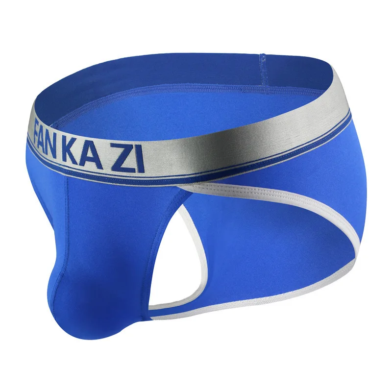 

Men's Bulge High Cut Color Block Briefs Gays Mid Rise U Pouch Sexy Breathable Sports Underwear Youth Fashion Hip Lift Uderpants