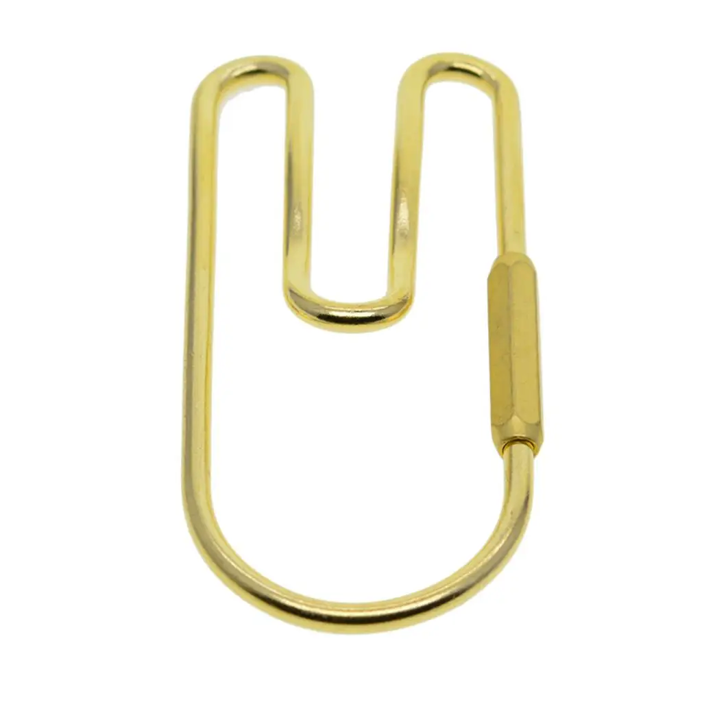 Outdoor Hiking Carabiner Keychain U-Shaped Keyring Wisząca biżuteria DIY