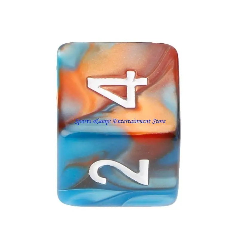 

G7NF 7pcs/Set Acrylic Polyhedral For TRPG Board Game D4-D20