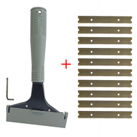 Floor Squeegee Razor Blade Putty Knife Scraper Vinyl Film Sticker Glue Cleaning Removal Shovel Glass Window Ceramic Tool E29
