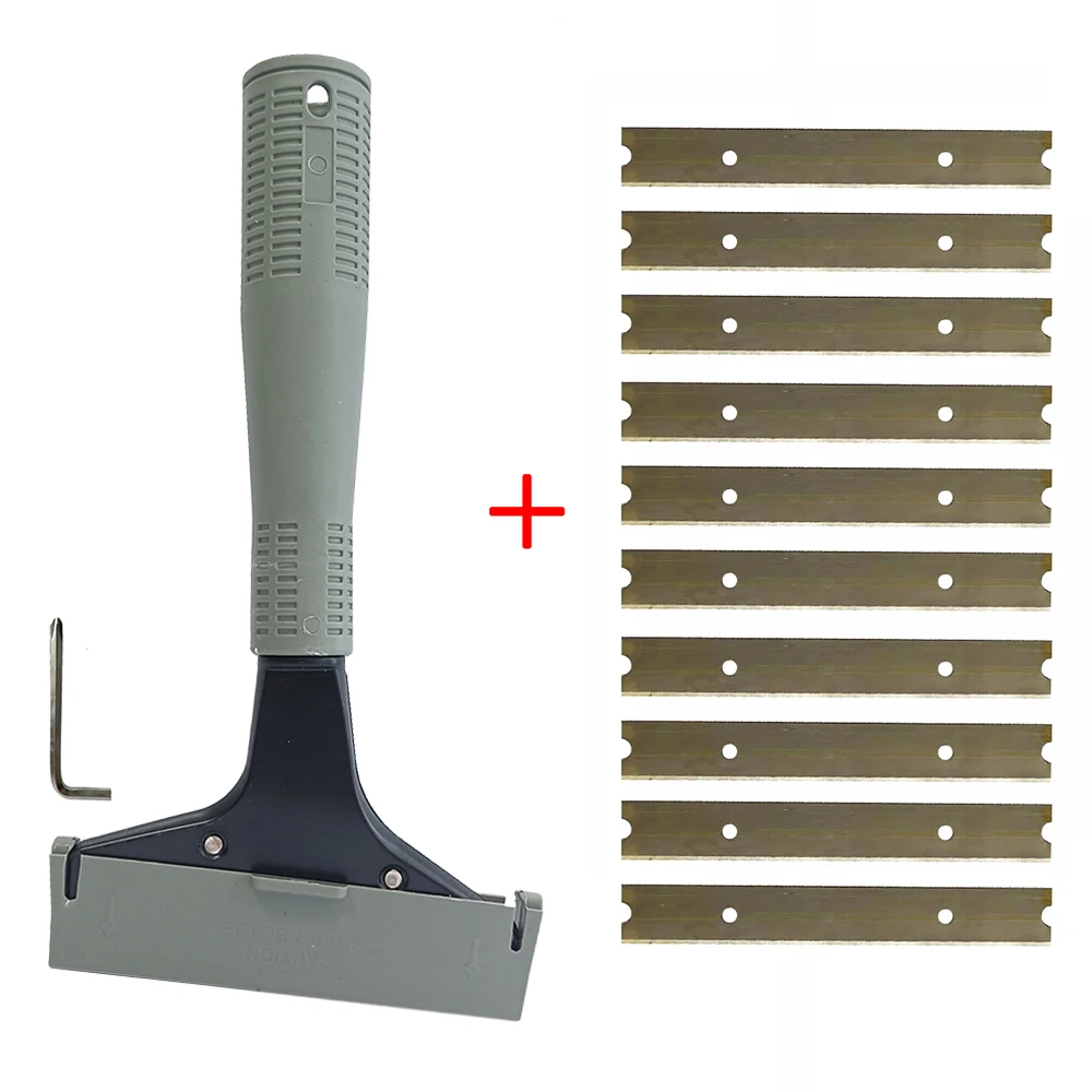 Floor Squeegee Razor Blade Putty Knife Scraper Vinyl Film Sticker Glue Cleaning Removal Shovel Glass Window Ceramic Tool E29