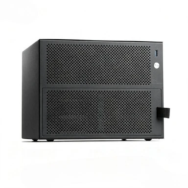 UE‑S6 6‑Bay Compact DIY Desktop Storage Server NAS Enclosure Compatible with ITX Motherboard For Home Office Data Storage