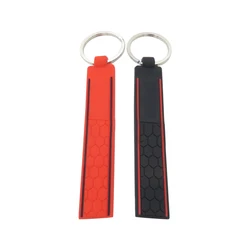Car Keychain Cool Silicone for GTI Logo Emblem Badge Key Ring for VW Golf MK2 MK3 MK4 MK5 MK6 MK7 Polo Car Auto Accessories
