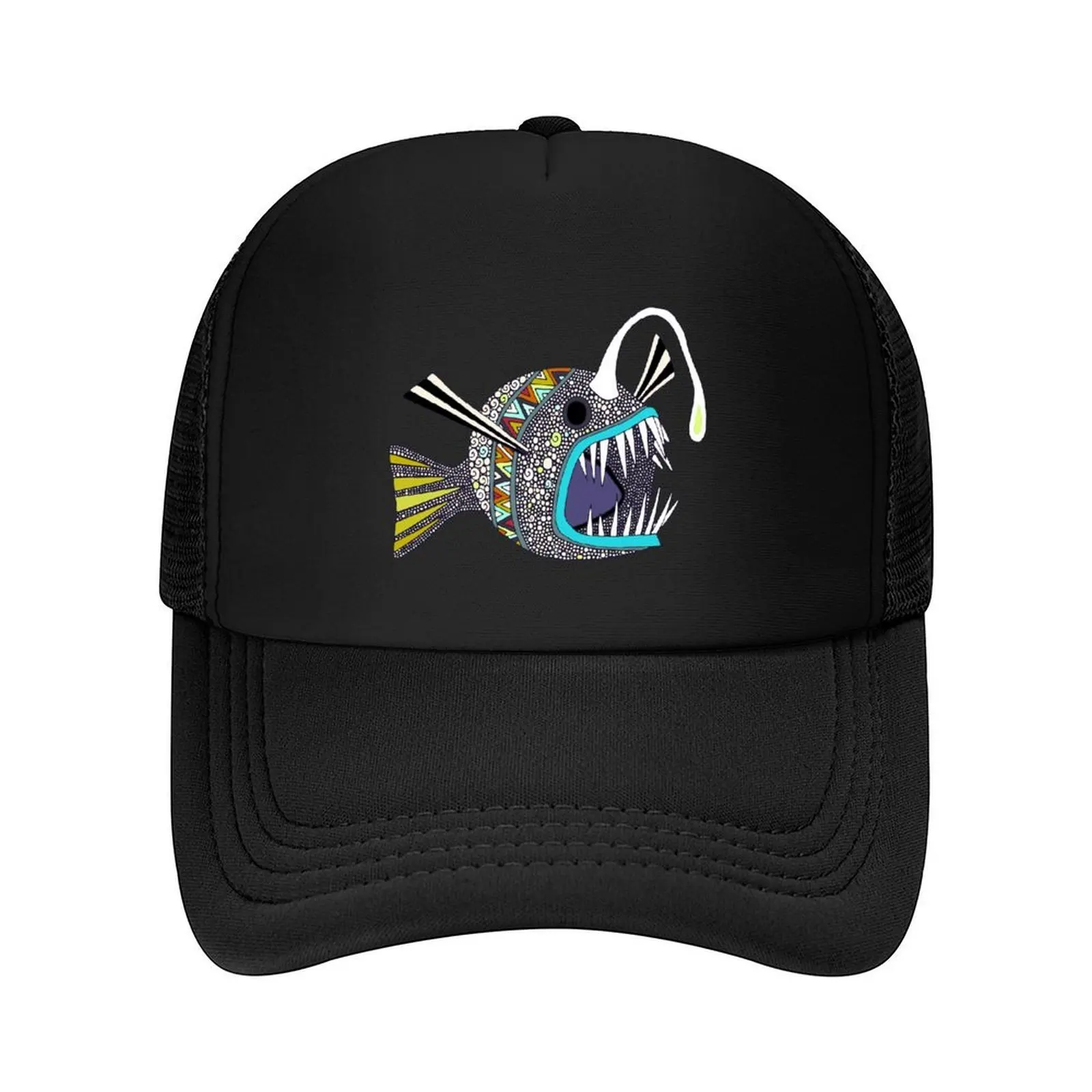 

deep sea anglerfish Baseball Cap Uv Protection Solar Hat beach hat Sun Hat For Children Rugby Golf Wear Men Women's