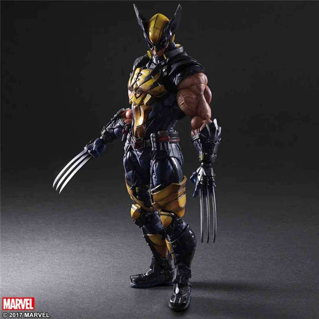 Marvel Avengers: Warfighter Wolf Uncle With Movable Joints, Domineering Tabletop Ornaments, Action Figurines, Statue Models, Gra