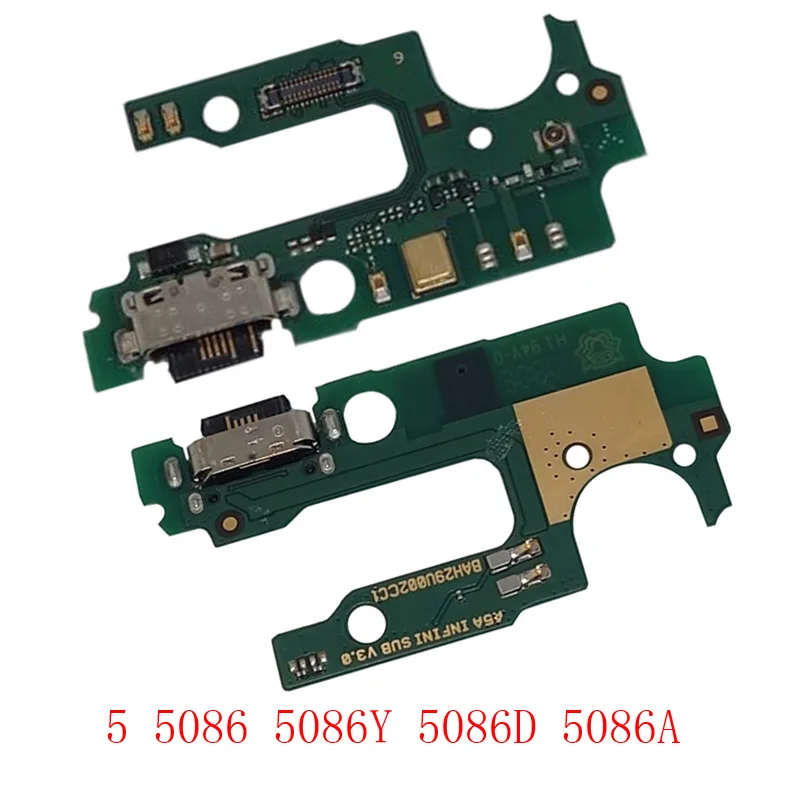 1Pcs Dock Port Connector Board Plug Charger Charging Microphone Flex Cable For Alcatel 5 5086 5086Y A5 5085 5085Q 3X 2018 5058