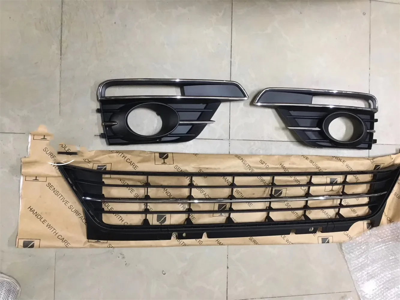 

Fog Light Lamp Frame Down Grill Grille for Volkswagen vw Beetle 2017-2019