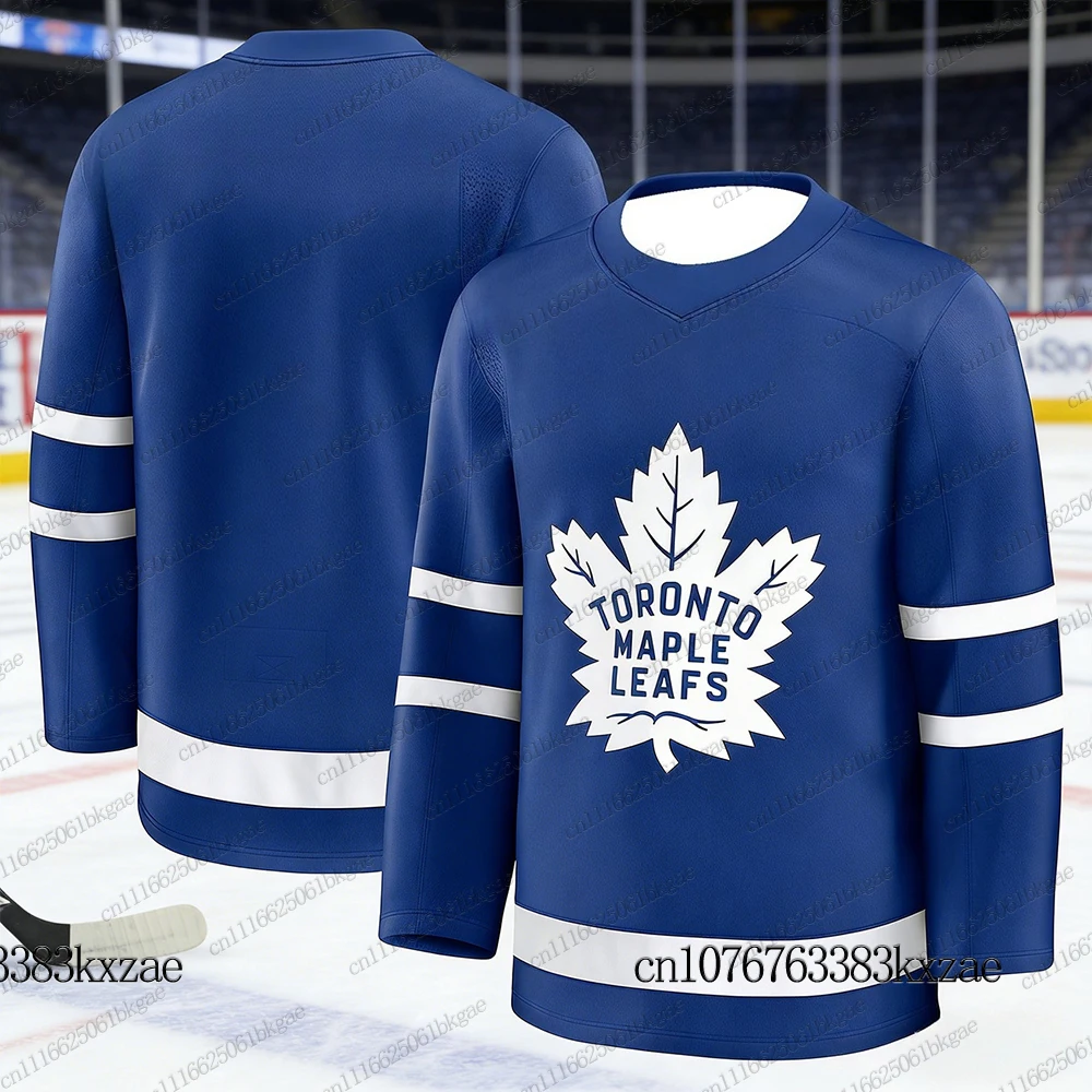 2026 Men's New Toronto Ice Hockey Jersey with Casual Breathable Sports Hockey Jerseys Quick Dry  Long-Sleeved Shirts Man Jerseys