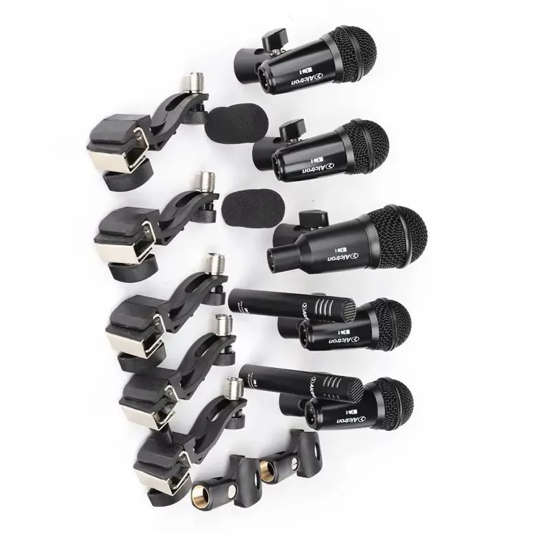 Original  T8400 Drum Microphone Set 7 Piece Kit Drum Clip Musical Instrument Microphone