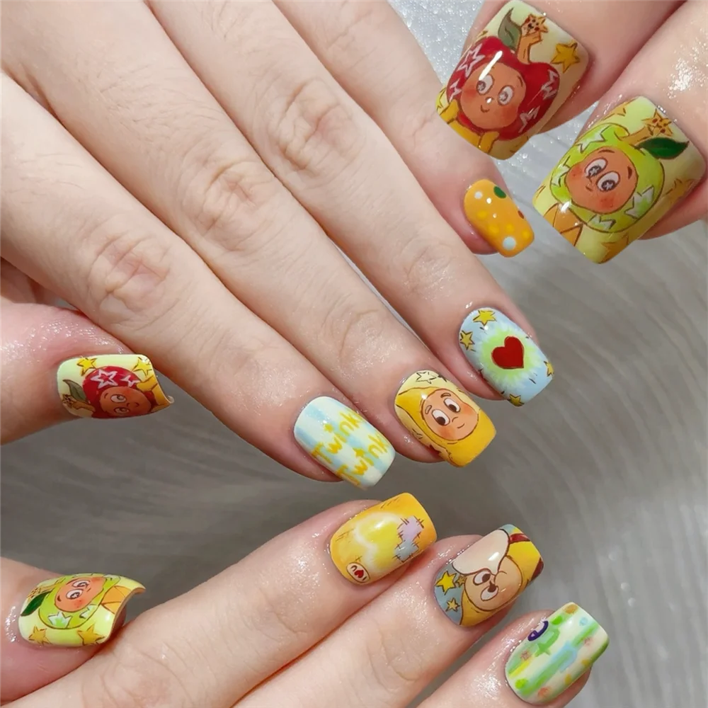 

PP-008 Star cartoon characters 3D Back glue Nail decal Nail sticker Nail decoration Nail art Nail tool Nail ornament