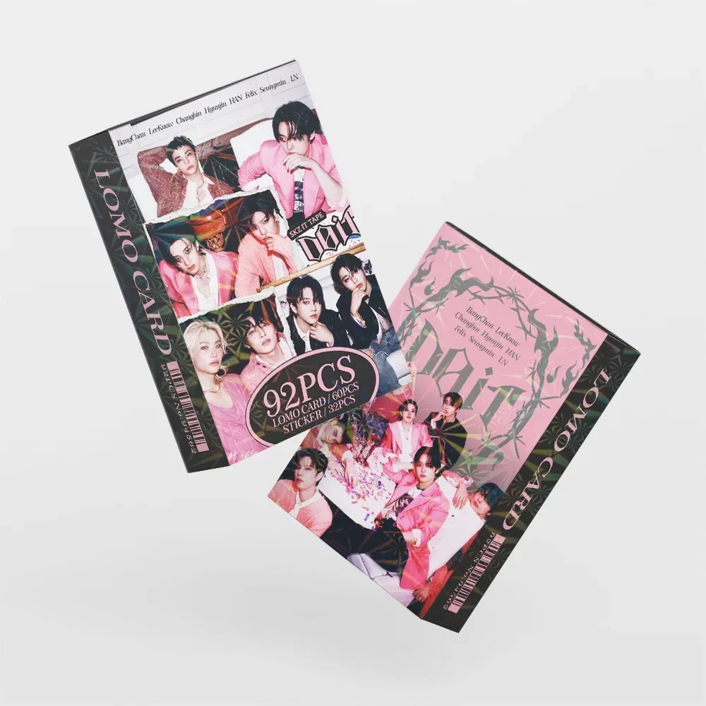 92 Stück Koreanische Hot Idol Neualbum "THIS&THAT" Hochwertige Lomo-Karten Felix BangChan HyunJin I.N Han Fans Sammelkarten – Detail 34