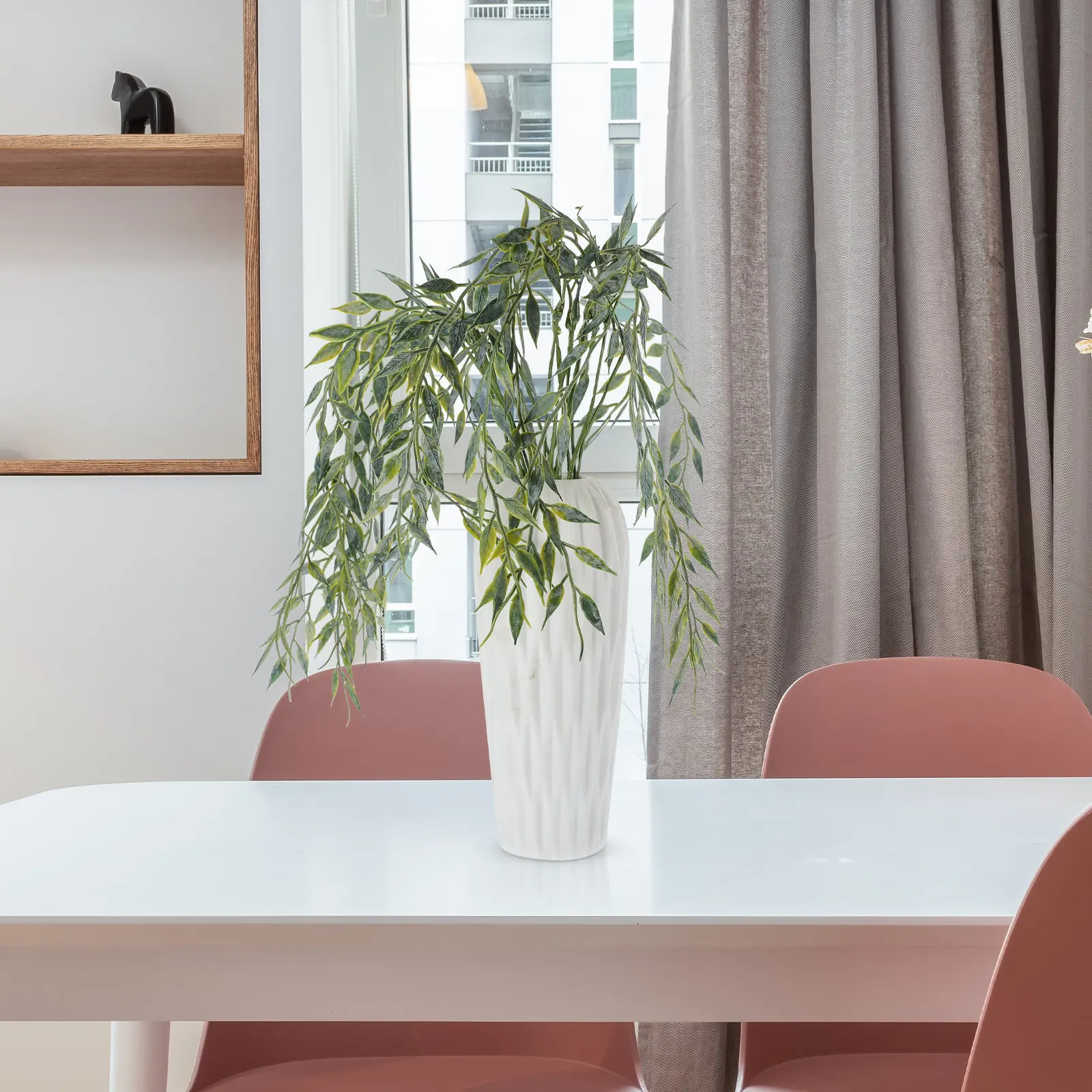 

Artificial Plant Adornments 20 Pcs Eucalyptus Greenery Branches Faux Salix Leaves Stems Fake Plant Decors for Vase Home Styling