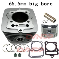 65.5mm Big Bore Motorcycle Cylinder Kit For For CG150 ZJ150 CG ZJ 150 150 big to 250