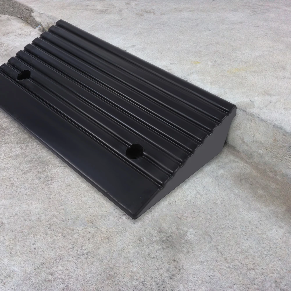 Portable Rubber Curb Ramps for Car Scooter Motorbike Wheelchair Threshold Ramp Car Rubber Ramp Rubber Ramp Rubber Curb Ramp